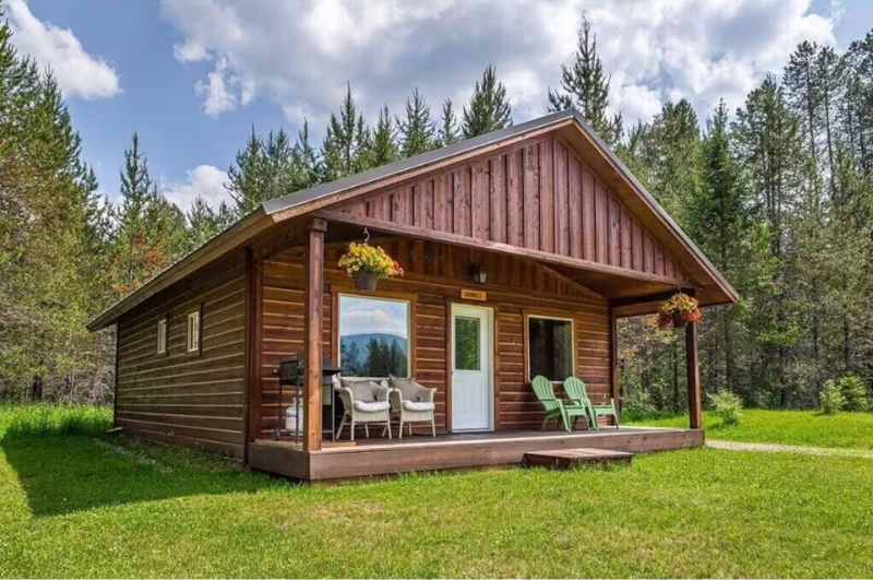 cabin near glacier national park